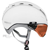 casco roadster wit e bike helm met vizier 04.5025.U