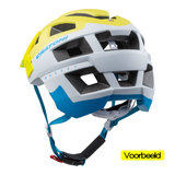 mtb helm Cratoni allset geel wit - beste fietshelm in mtb helm test achter vb