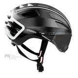 casco speedairo 2 zwart race fiets helm met vizier carbonic 04.50.26.U