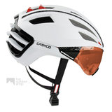 casco speedairo 2 wit fietshelm met vizier carbonic multilayer 04.5025.U