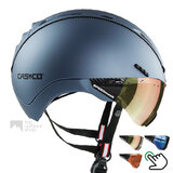 casco roadster blauw e bike helm met vizier carbonic multilayer 04.3618.U
