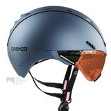 casco roadster blauw e bike helm met vizier 04.3618.U