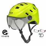 CP Chimo fluo geel - speed pedelec helm