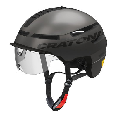 Cratoni Smartride Antraciet - 54-58 cm Pedelec helmet
