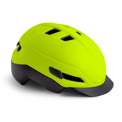 MET Grancorso Fluor geel - Speed Pedelec helm - Kan met vizier en verlichting!