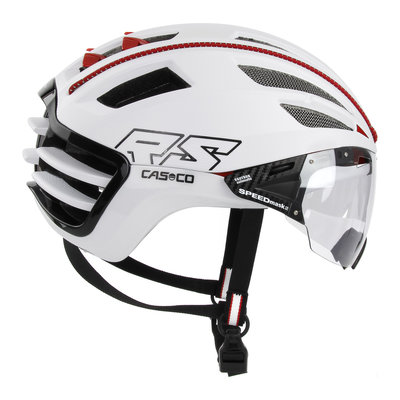Casco SPEEDAIRO 2 RS wit met Vautron (☁/☀) vizier - Schaatshelm & Racefietshelm