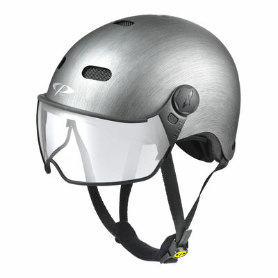 CP Carachillo E-bike helmet Metallic - Choose from clear or photochromic visor - Also Nr.1 spectacle wearers!