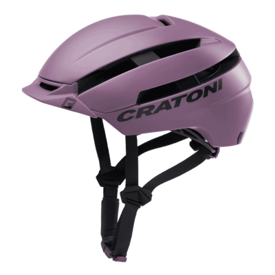 Cratoni C-Loom 2.0 purple matt e-bike helmet - Helmet with lighting
