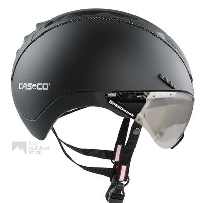 Casco Roadster Black e bike helmet + vautron visor (photochromic) - Free assembly!