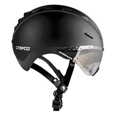 Casco Roadster Plus Zwart e bike helmet - With Casco Speedmask Visor