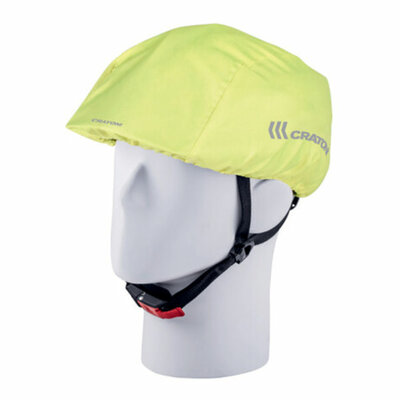 Cratoni rain cover bicycle helmet yellow - Protects from rain, wind and cold