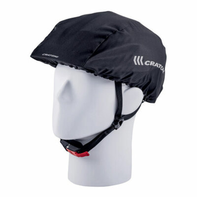 Cratoni rain cover bicycle helmet black - Protects from rain, wind and cold