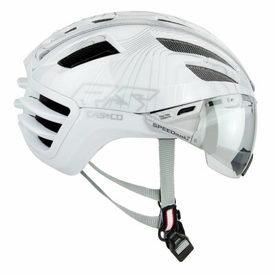 Casco SPEEDAIRO 2 RS Pure Motion weiss - Vautron (☁/☀) visor - Road bike helmet and Skating helmet