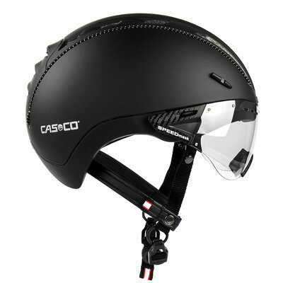 Casco Roadster Plus black e bike helmet- Bicycle helmet with visor