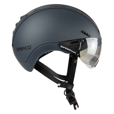 Casco Roadster Plus Grayscale e bike helmet- Bicycle helmet with visor