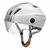 Cratoni Evo white silver shiny 57-61cm - e bike helmet with visor